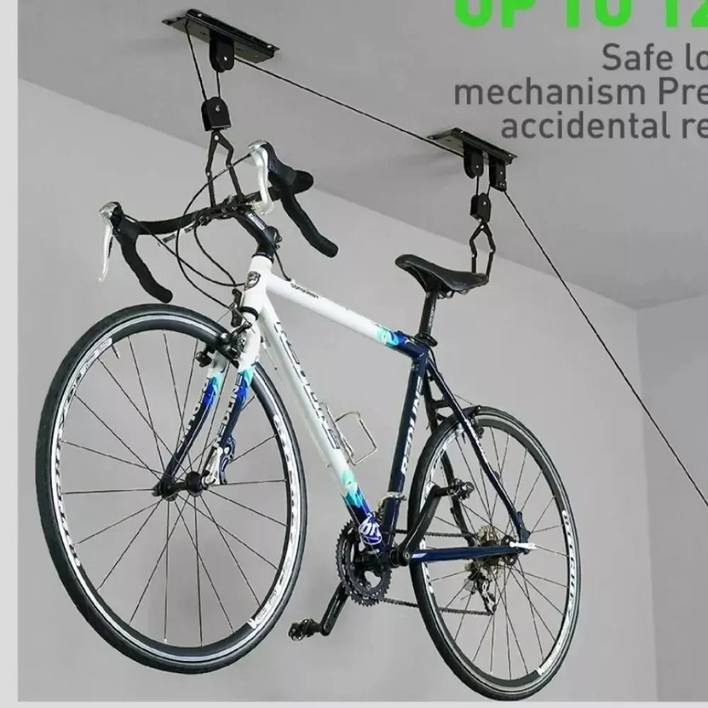 Harbor Freight Tools Garage Ceiling Mount Bicycle Lift Hoist Storage System